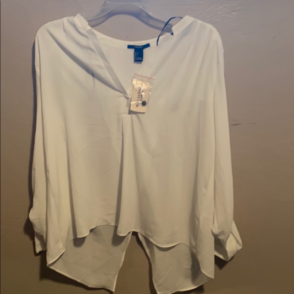 White blouse, new with tags.